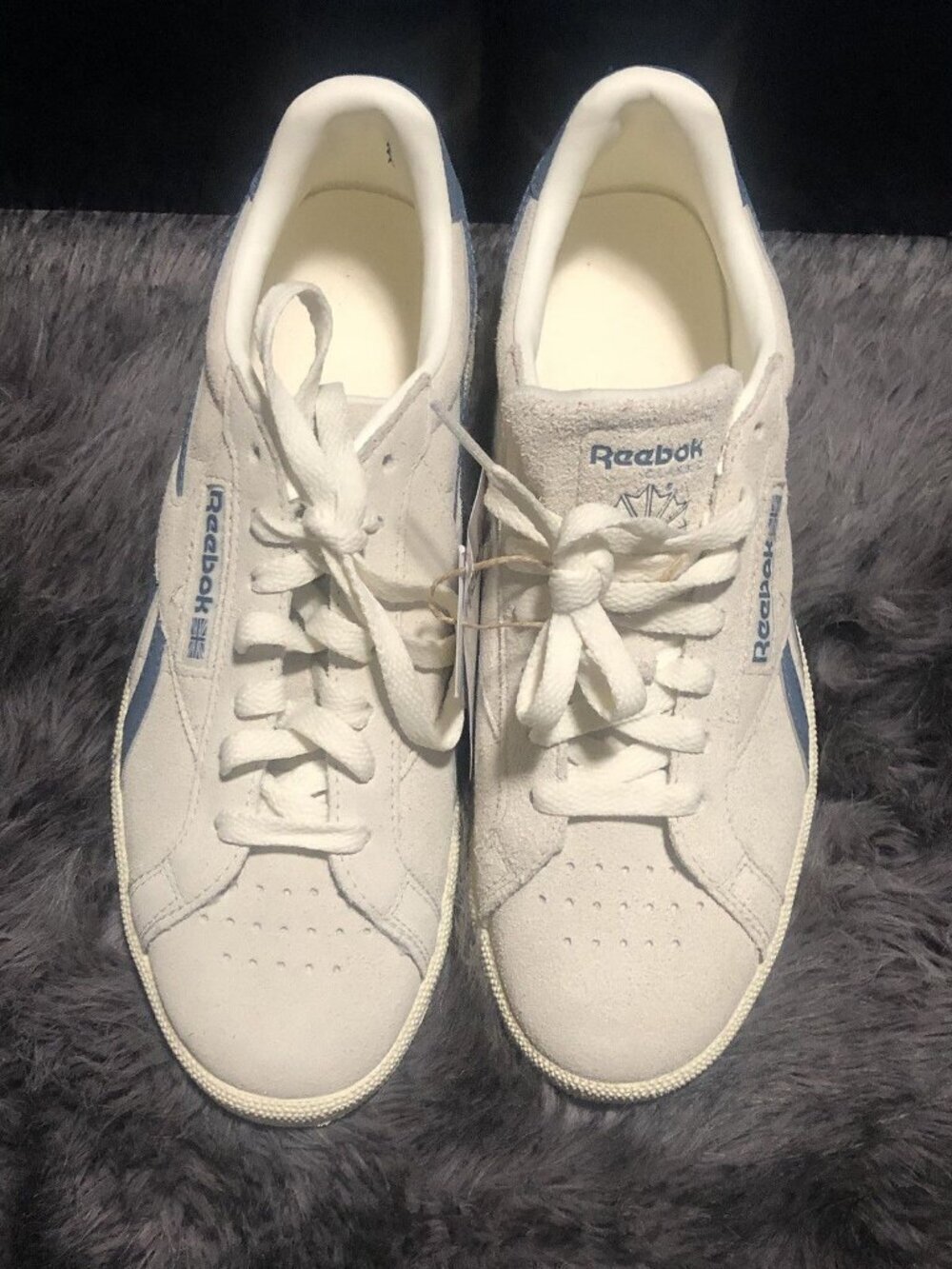 Reebok Club C Grounds UK Women's Tennis Sneakers, Size 9, 10229544, Beige - Picture 2 of 6